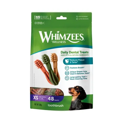 Hundtugg Whimzees Tandborste Star XS 48-p