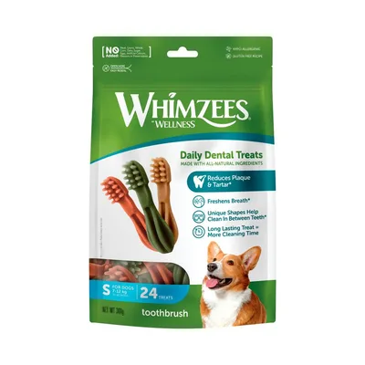 Hundtugg Whimzees Tandborste Star S 24-p