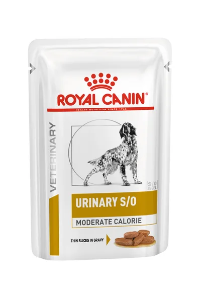 Royal Canin Veterinary Diets Dog Urinary S/O Moderate Calorie 12x100 g
