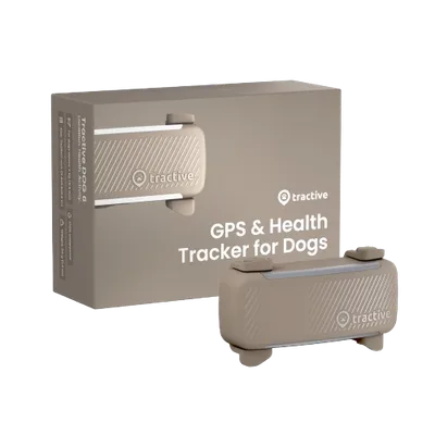 Tractive GPS & Health Tracker för Hundar Brun